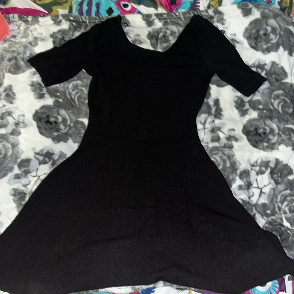 Before worn black dress